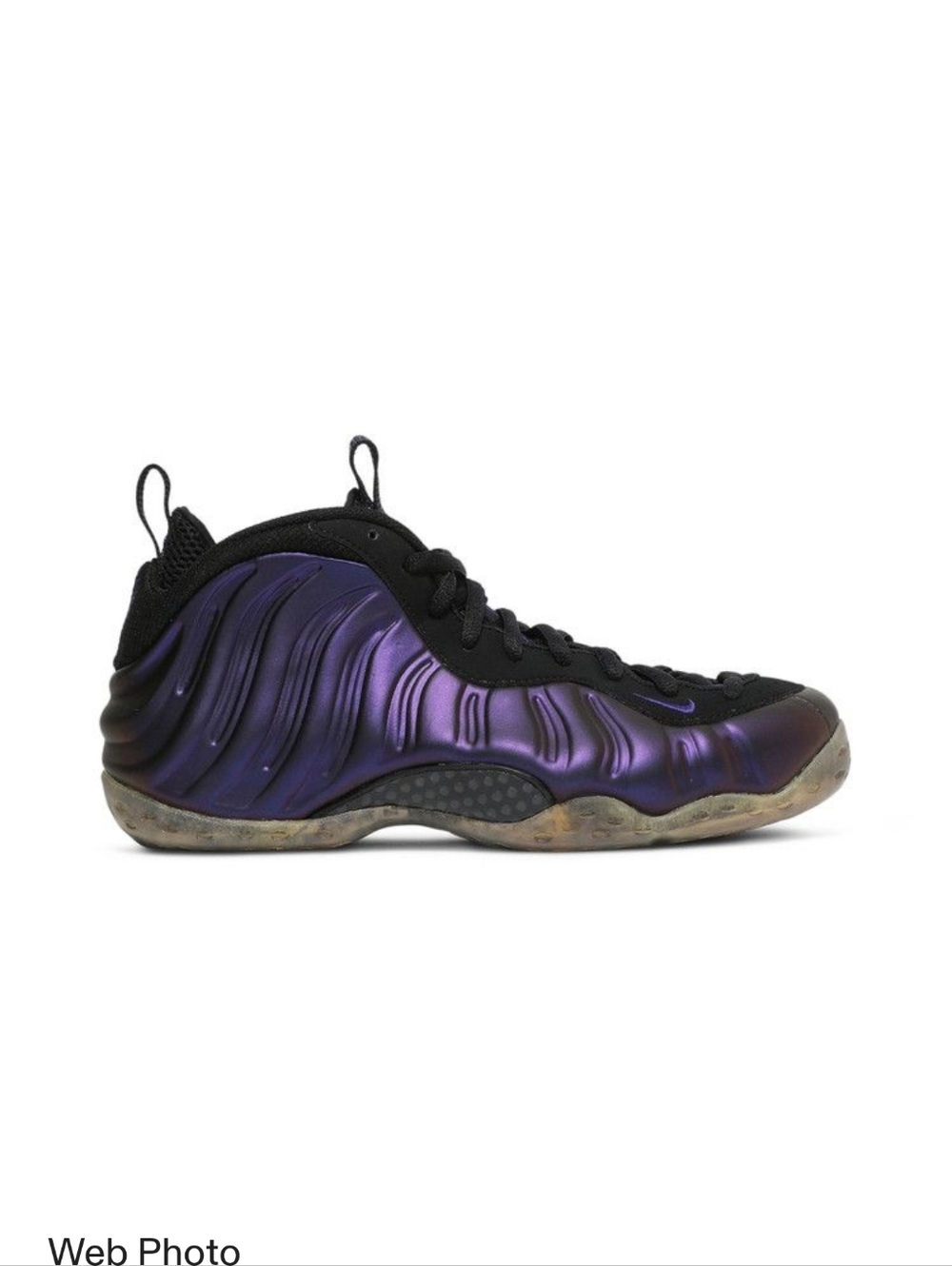 Nike Air Foamposite One Eggplant Black Purple 314996-051 Men's 2009 - Sz 11 - Picture 2 of 10